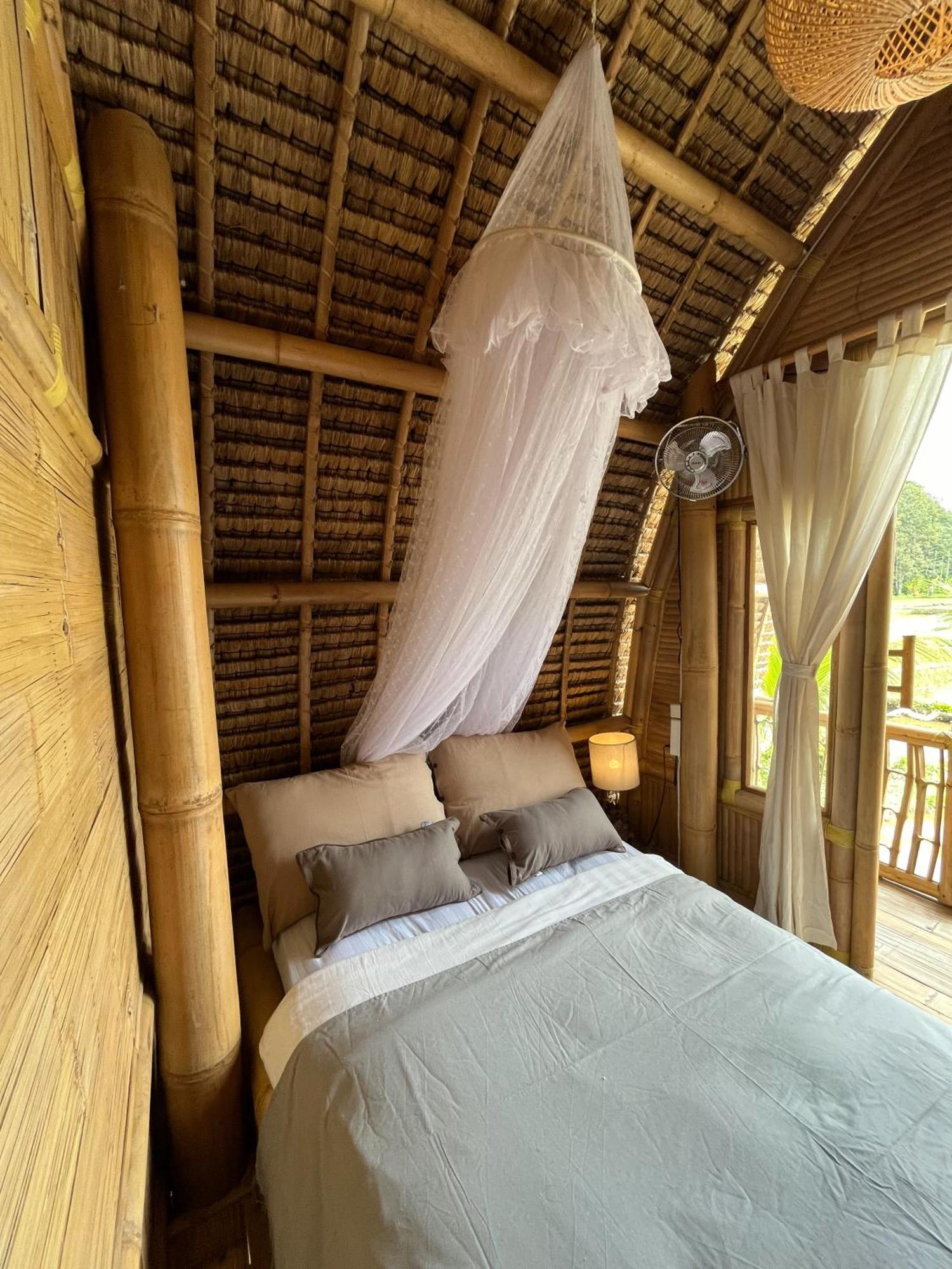 Kawig Bamboo House - Ricefield View, Eco Bamboo Home Tampaksiring Exterior photo
